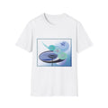 Japan Fusion - Serene Shades of Umbrella - Unisex Softstyle T-Shirt | Japanese Apparel